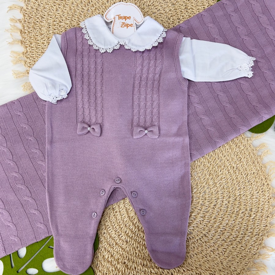  Saída de maternidade Antonela- Lilás